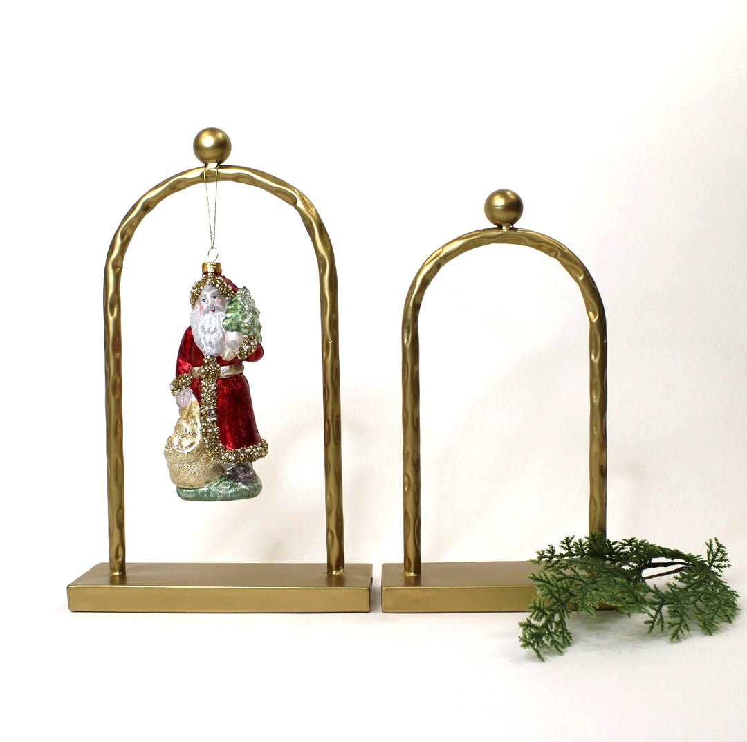 Large Arched Metal Ornament Display