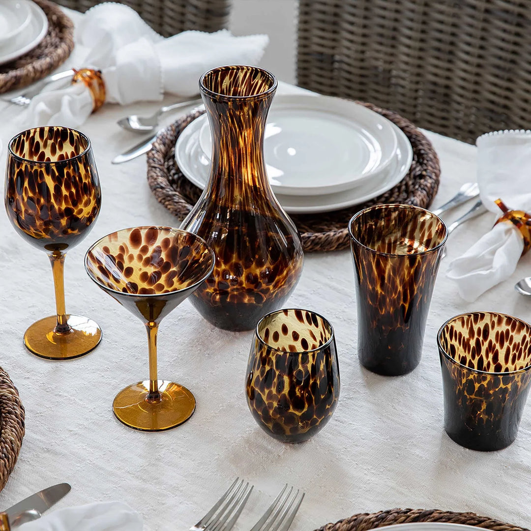Puro Tortoiseshell Glassware