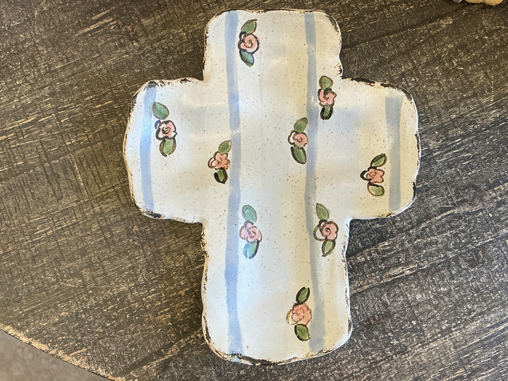 Cottage Stripe Cross
