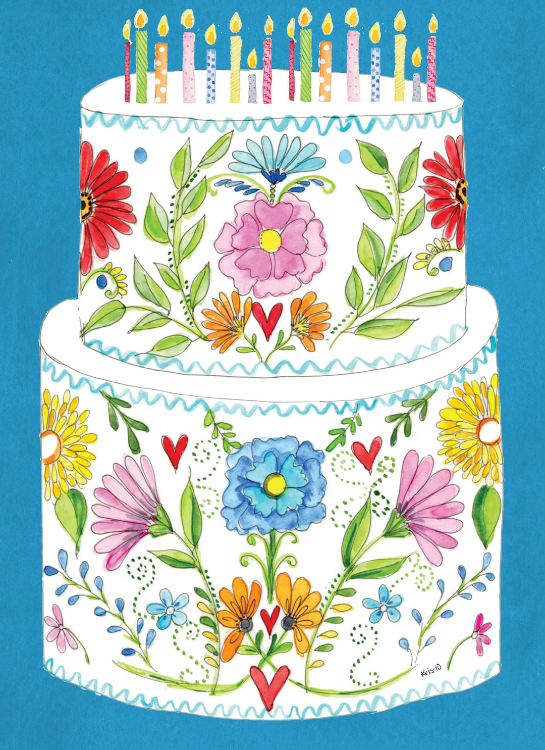 Birthday Card | Fiesta Cake