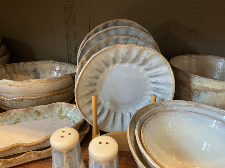 Crimped Salad Plate - Wisteria