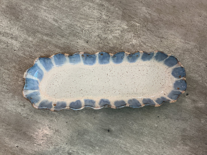 Snack Tray - Blue Willow