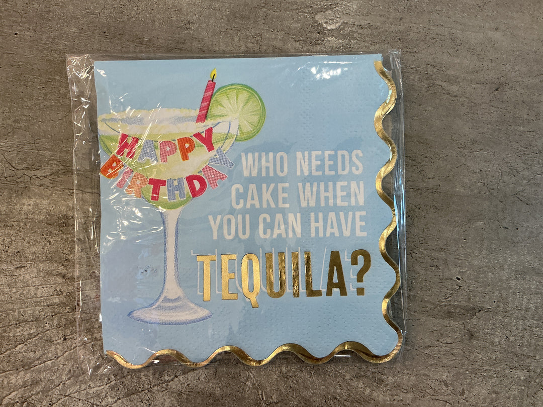 Birthday Funny Gold Napkins-6a