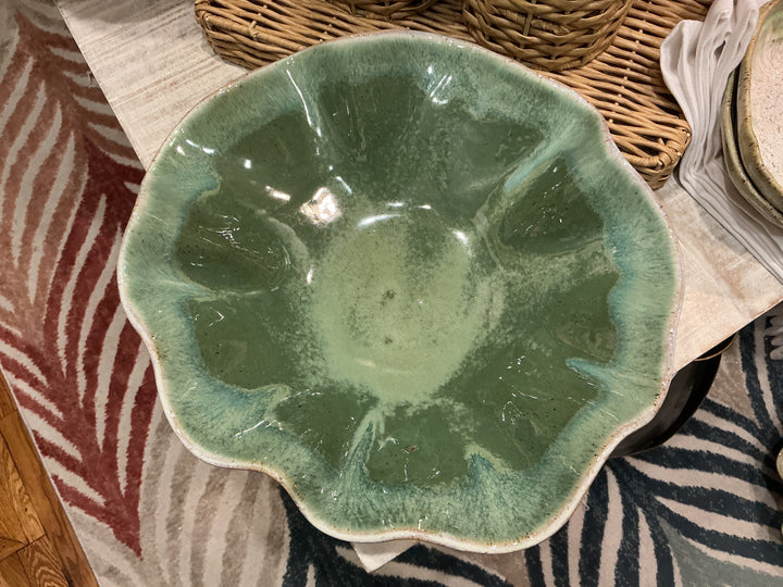 Freeform Bowl - Matcha Leaf