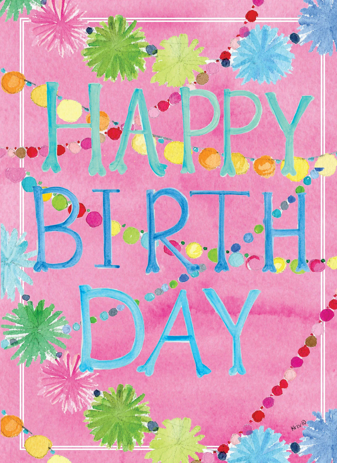 Birthday Card | Pink Birthday Celebration