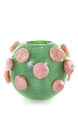 Dotty Green / Pink