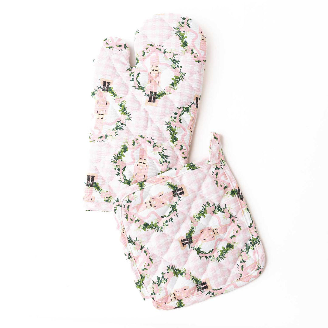 Oven Mitt Set - Sugarplum Gingham