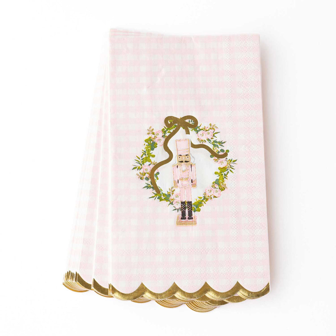 Paper Guest Towel Packs - Sugarplum Gingham