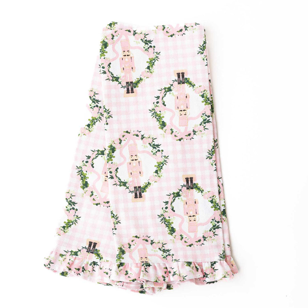 Ruffle Kitchen Towel Set - Sugarplum Gingham