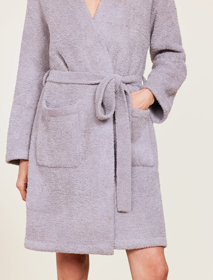 CozyChic Solid Robe - Beach Rock - L-XL