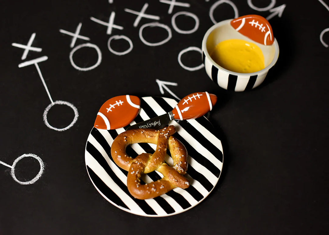 Football Embellishment Plate