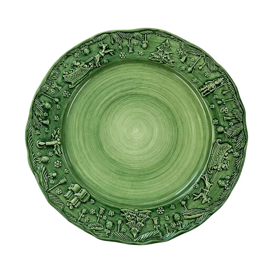 Fiabe di Natale Green Dinnerware