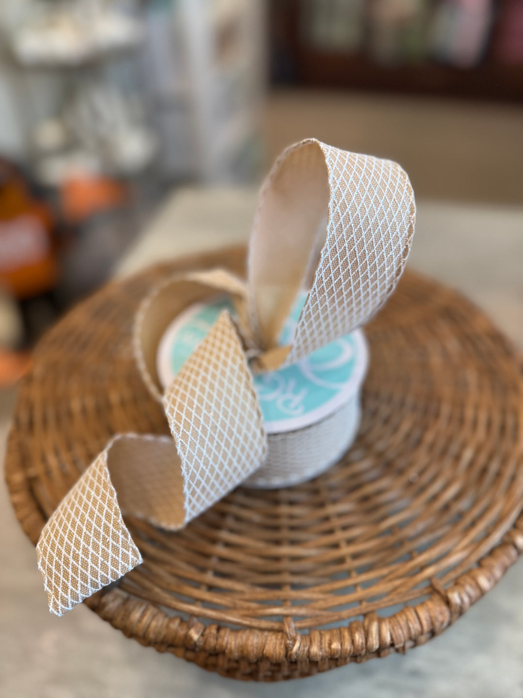 1.5" x 10 yd Mini Harlequin Ribbon