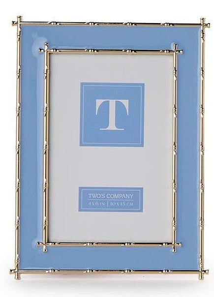 Gold Bamboo Edge 4x6 Metal Frame Asst 3 Colors