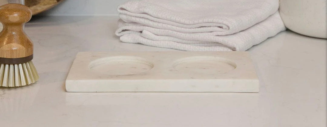 MARBLE HAND WASH &amp; LOTION CADDY