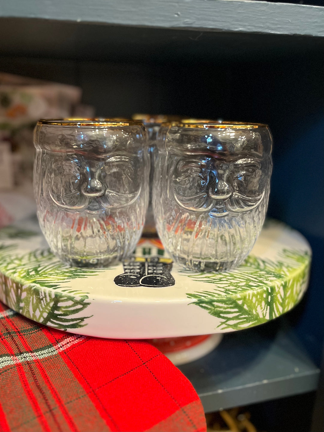 Santa Cocktail Glass