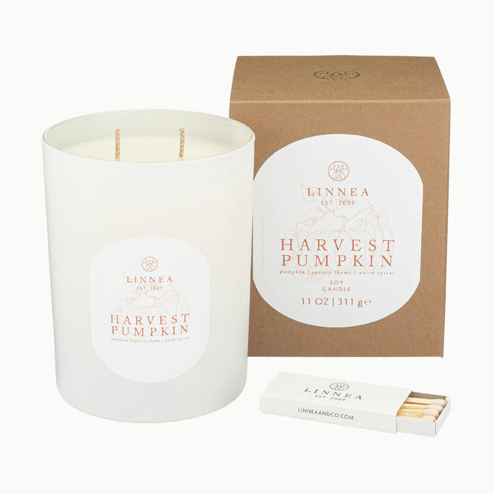 Harvest Pumpkin Large 2-Wick Candle