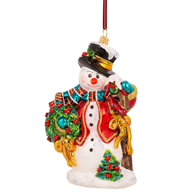 Kensington Snowman Ornament