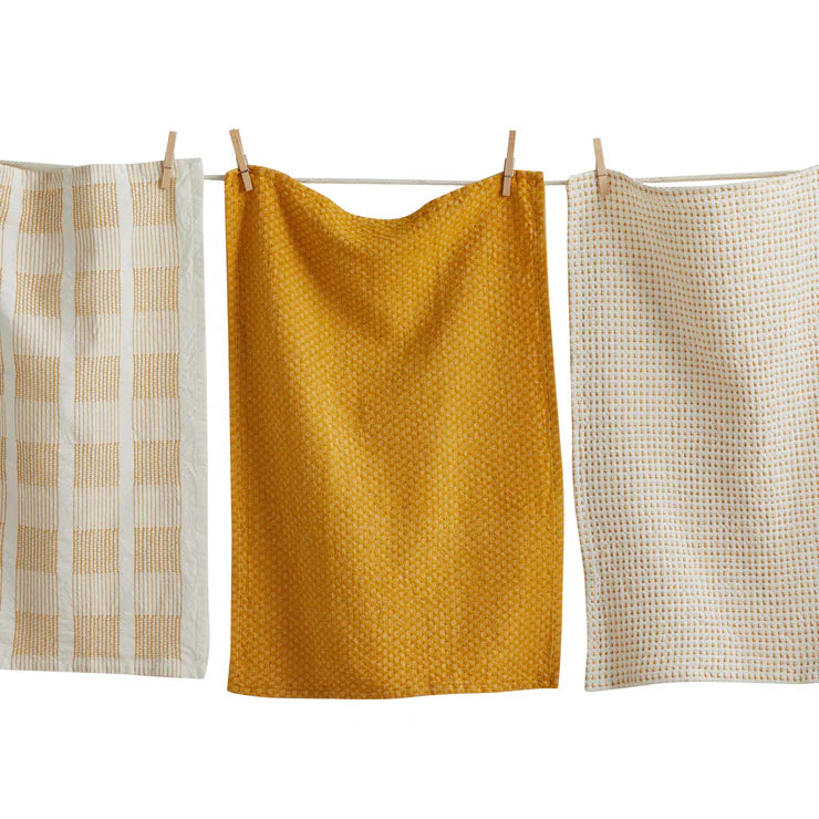 Sonoma Dishtowel Set of 3 Yellow