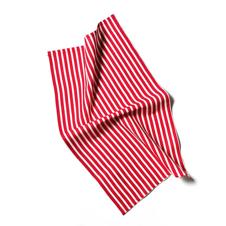 Red Stripe Large Hand Towel