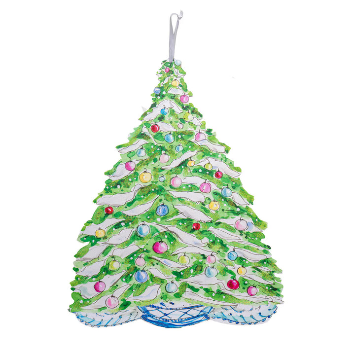 Beck's Winter Wonderland Tree PVC Door Hanger