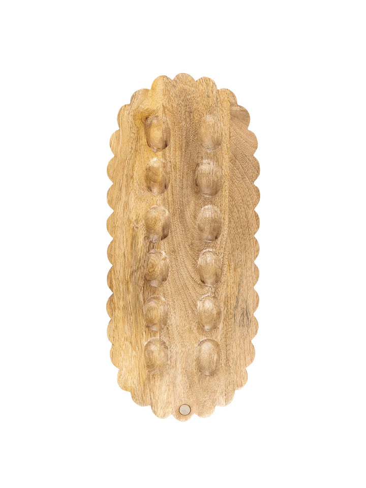 Wooden Bow Board Egg Holder