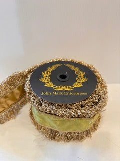 JME Apple Velvet DBL Sided Trim/Back Metallic Dupion