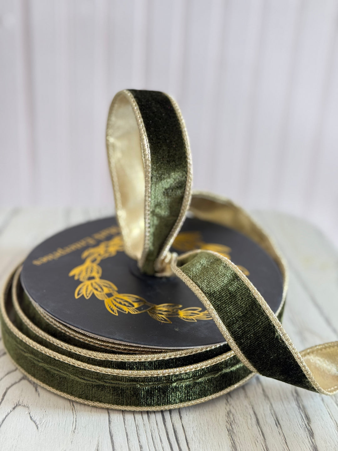 JME Velvet Metallic Dupion Fused Dark Green