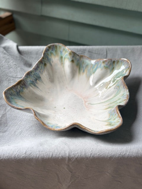 Square Point Bowl - Botanical