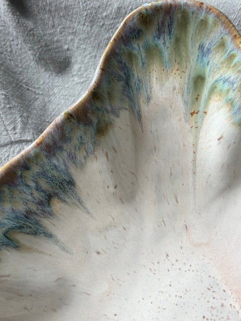 Square Point Bowl - Botanical