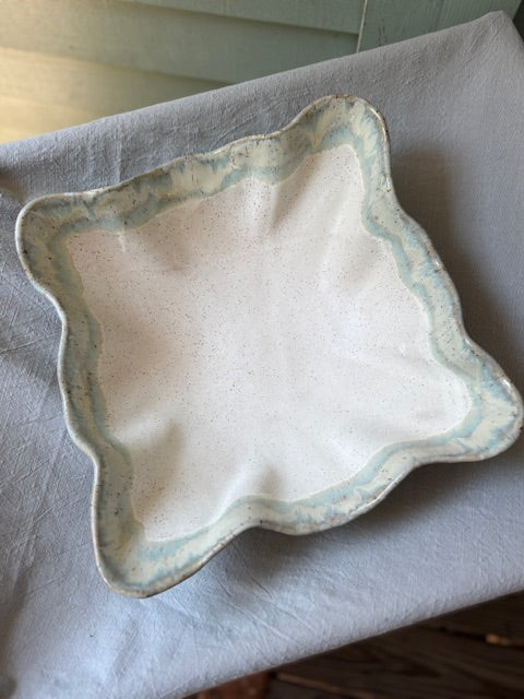 Square Point Bowl - Hydrangea