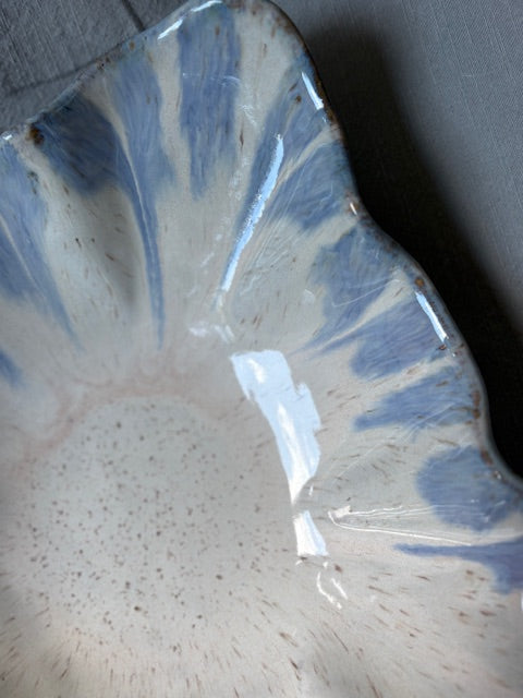Square Point Bowl - Blue Willow