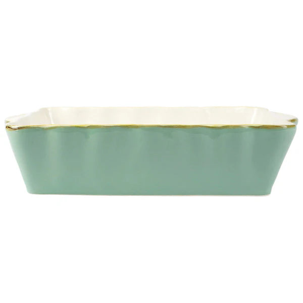 Italian Bakers Aqua Large Rectangular Baker