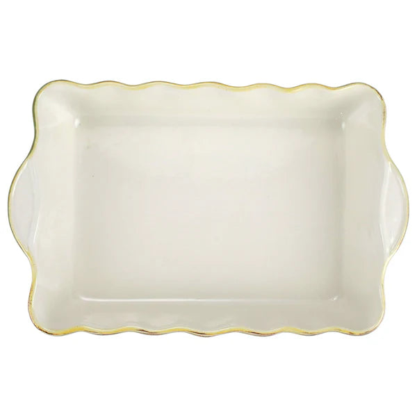 Italian Bakers Aqua Large Rectangular Baker