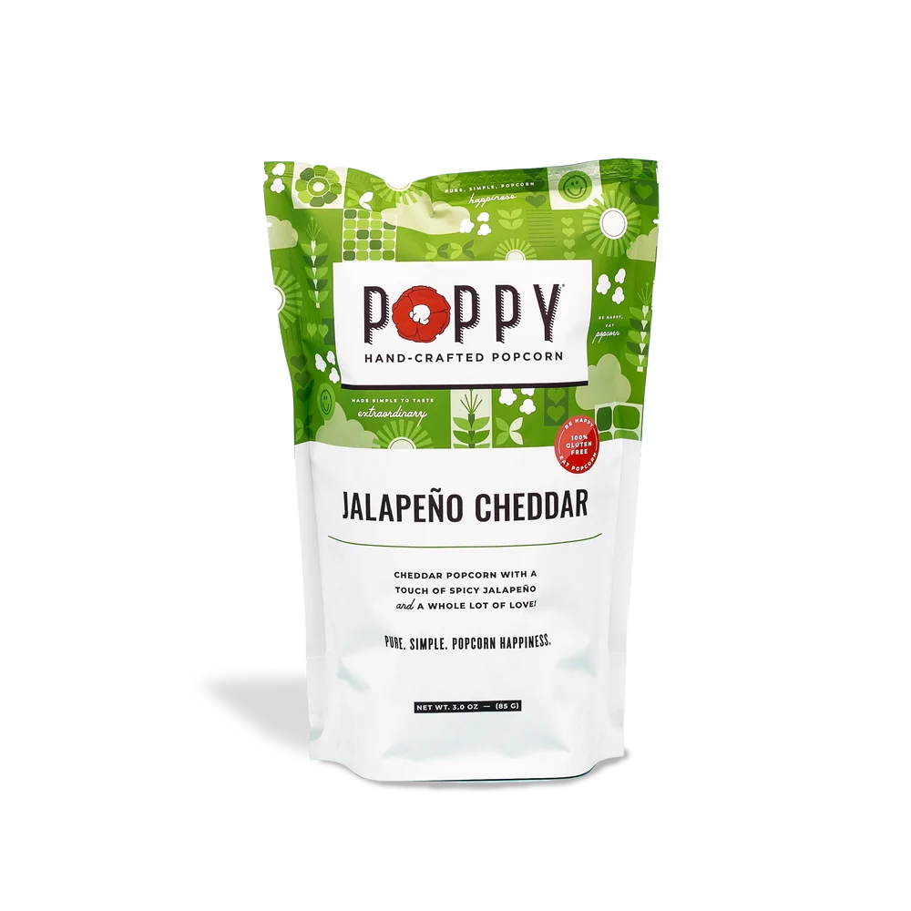 Jalapeno Cheddar Poppy Popcorn