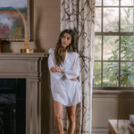 Vandy Scalloped Nightshirt - Blue