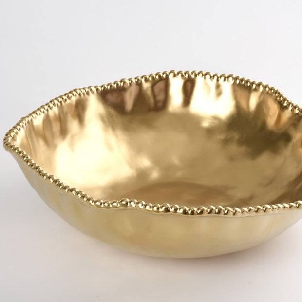 Monte Carlo Gold Oversized Serving Bowl