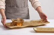 Pampa Bay Rectangular Serving Piece - Gold
