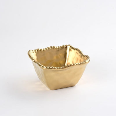Pampa Bay Square Snack Bowl - Gold