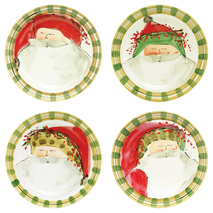 Old St. Nick Assorted Salad Plates