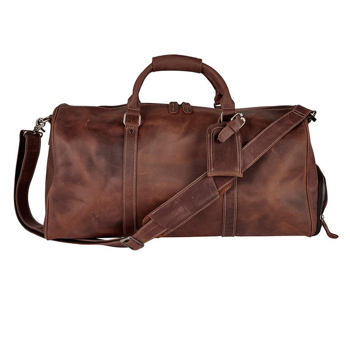 Leather Weekender Duffle