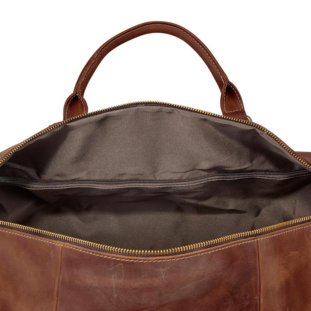 Leather Weekender Duffle