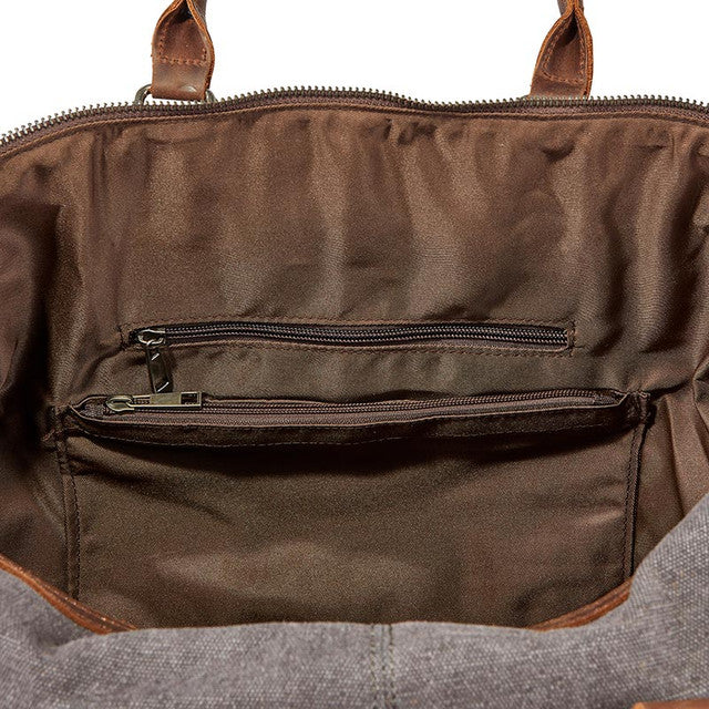 Canvas/Leather Vintage Duffle