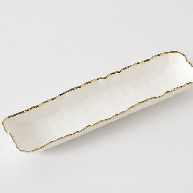 Portofino White Cracker Tray