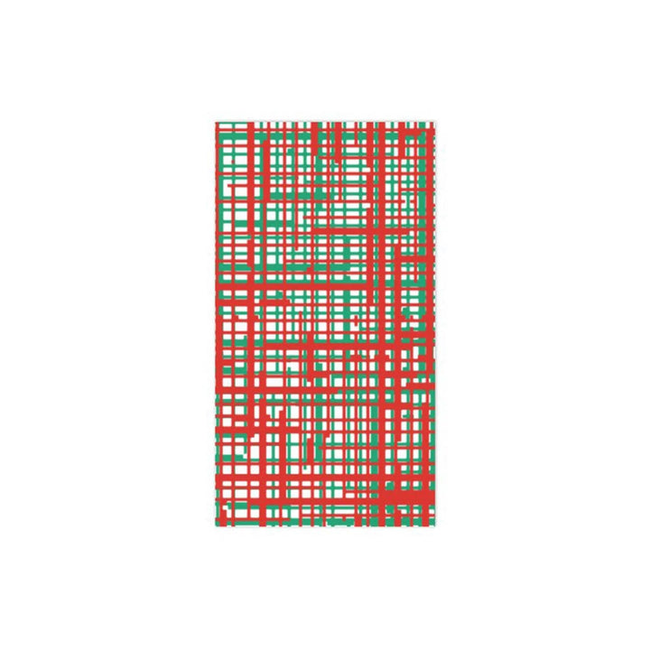 Papersoft Napkins | Plaid Green & Red