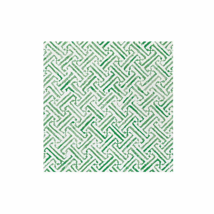 Paper Soft Napkins | Greek Key Green