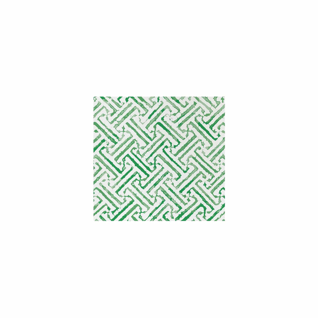 Paper Soft Napkins | Greek Key Green