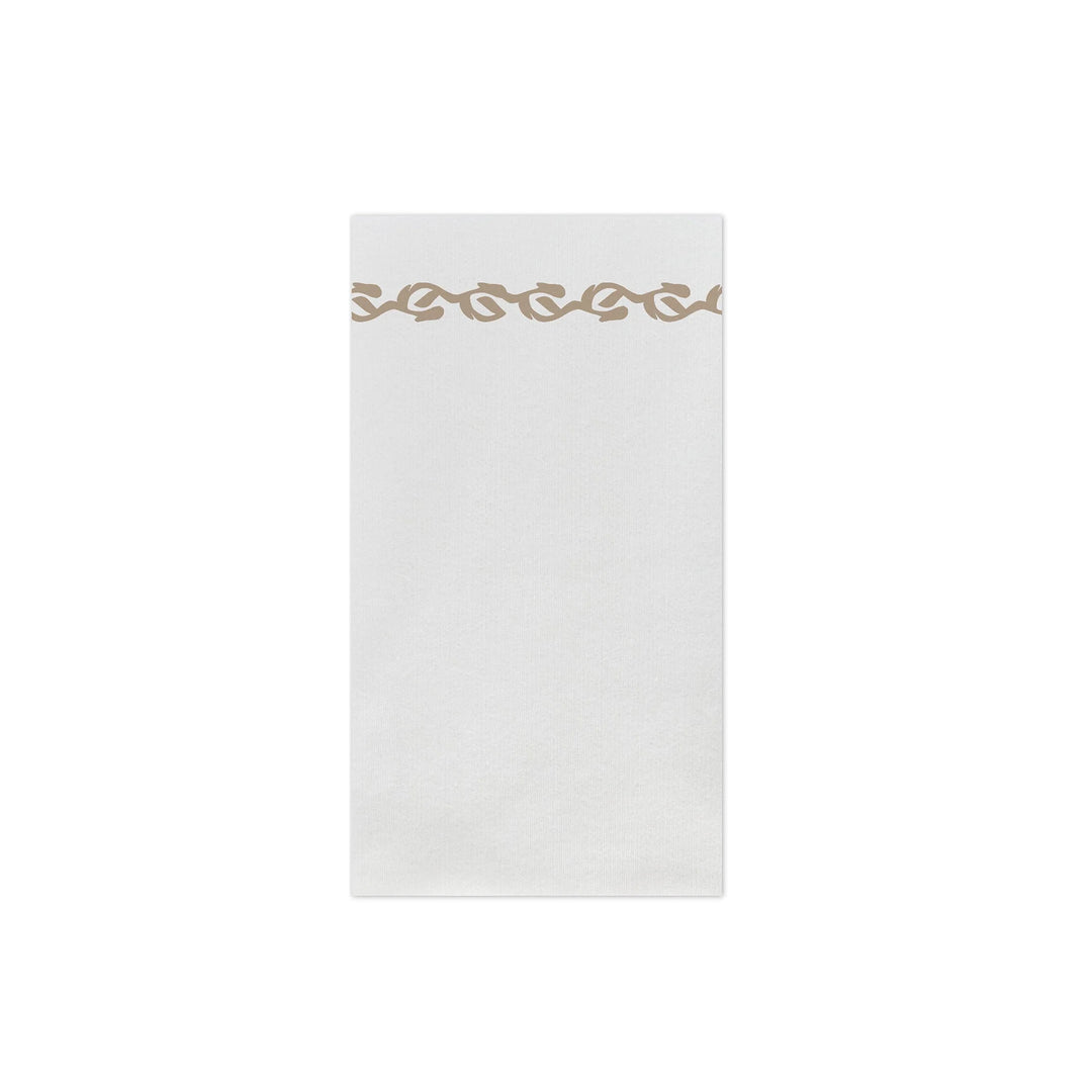 Paper soft Napkins Florentine Tan Guest Towels (pack of 20)