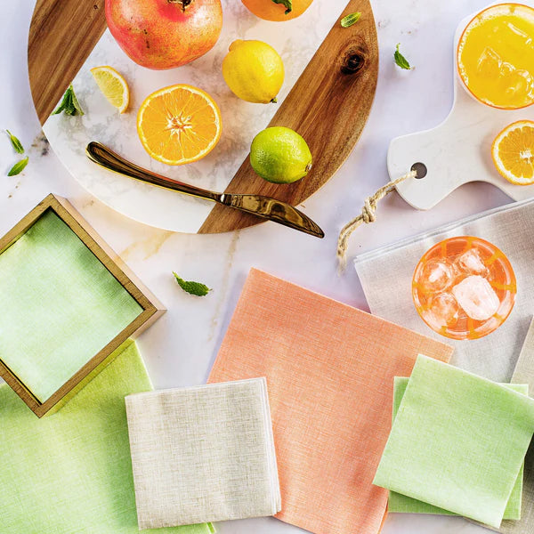 Papersoft  Napkins | Blue Solid Linen