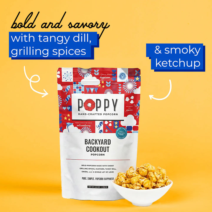Backyard Cookout Mix - Poppy Hand-Crafted Popcorn